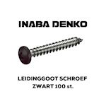 Inaba Denko schroef RVS kruiskop – Zwart (doos à 100st)