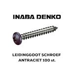 Inaba Denko schroef RVS kruiskop – Antraciet (doos à 100st)