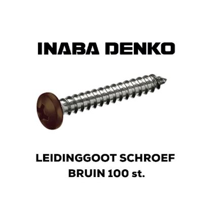 Inaba Denko schroef RVS kruiskop – Bruin (doos à 100st)