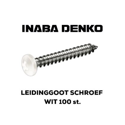 Inaba Denko schroef RVS kruiskop – Wit (doos à 100st)